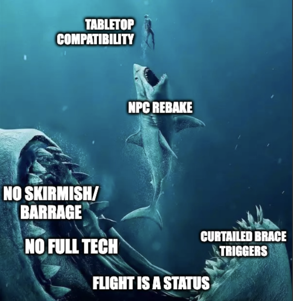 npc mechanics are a smaller deal than not having skirmish/barrage