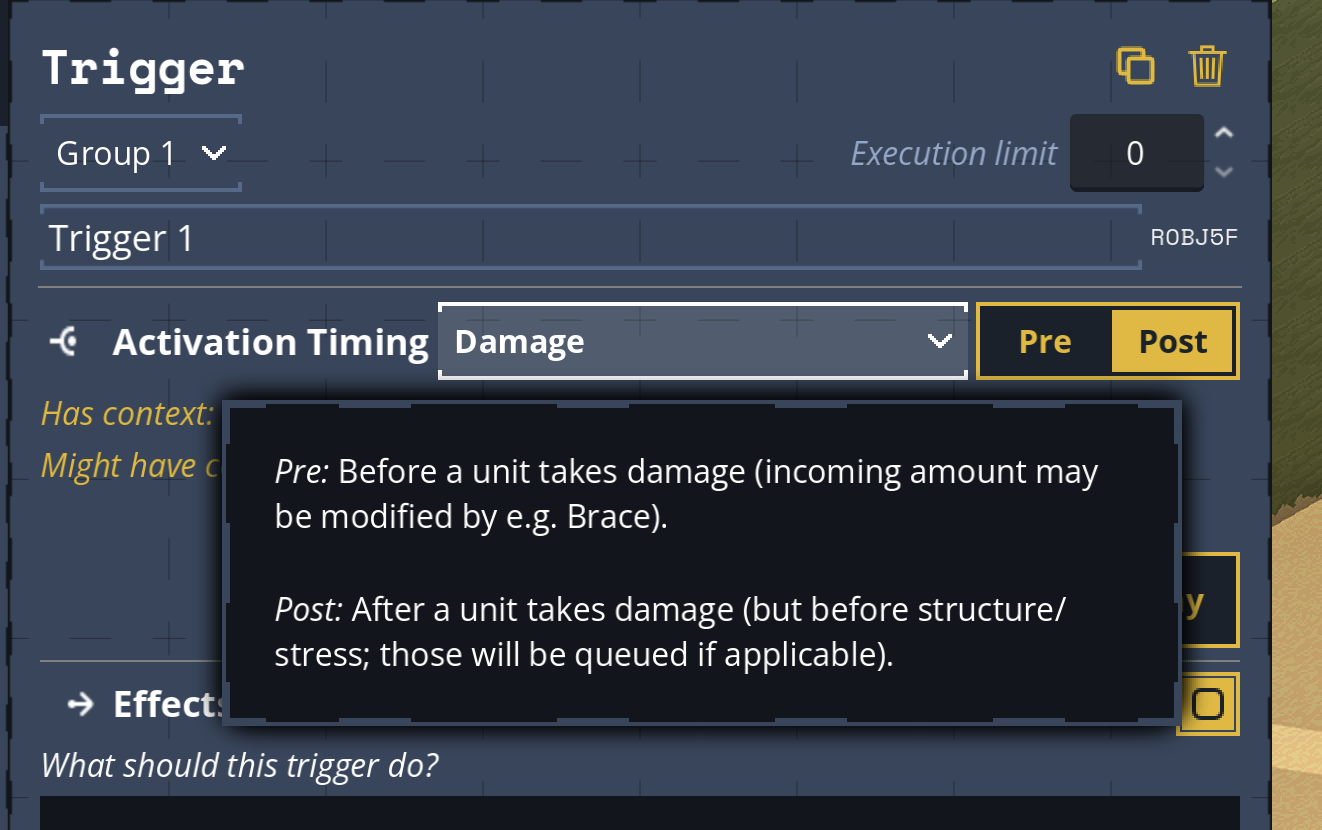 trigger tooltips