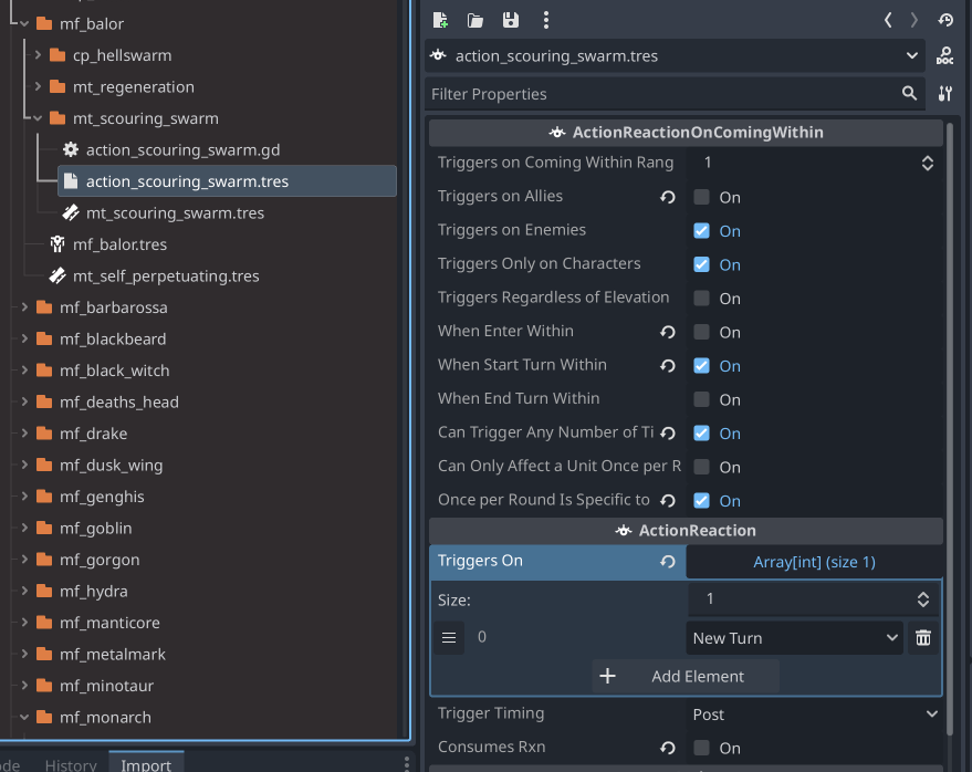 Scouring swarm resource