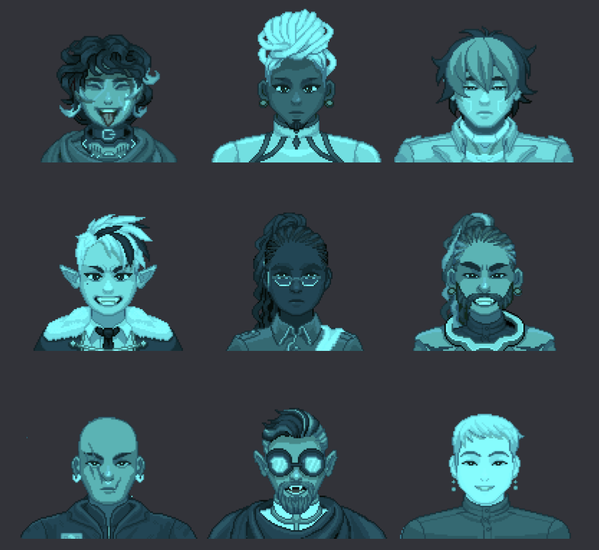 Oh did you think alt text would help? Nah it's just 9 NHPs in a grid.