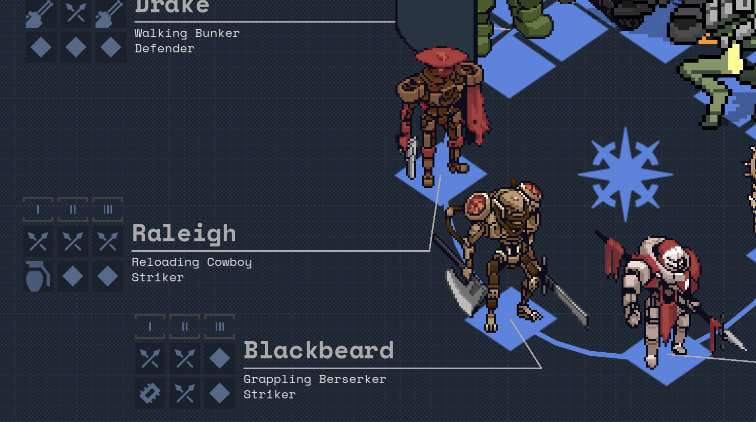 Raleigh and Blackbeard in the catalog ring